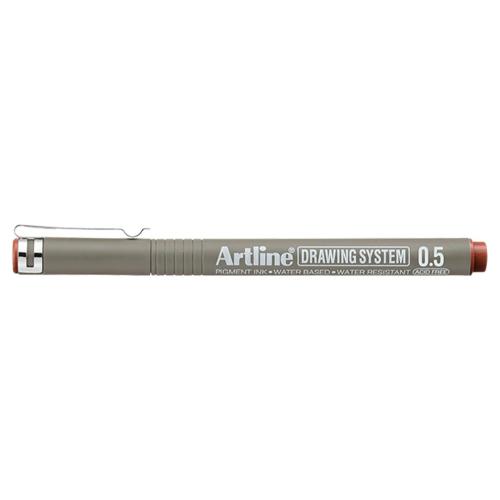 Artline Drawing System 0.5 Çizim Kalemi Uç:0,5mm Sepia
