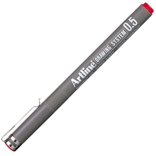 Artline Drawing System Çizim Kalemi 0.5 Kırmızı