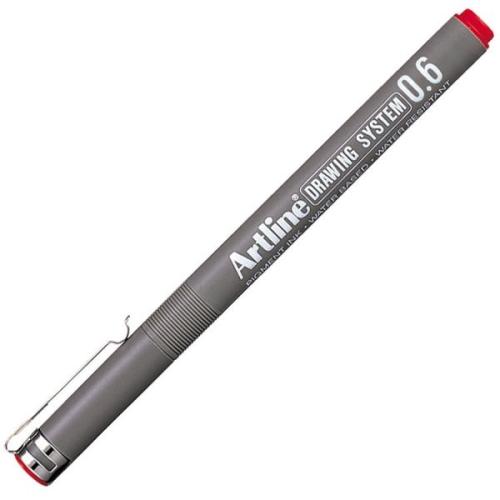 Artline Drawing System Çizim Kalemi 0.6 Kırmızı
