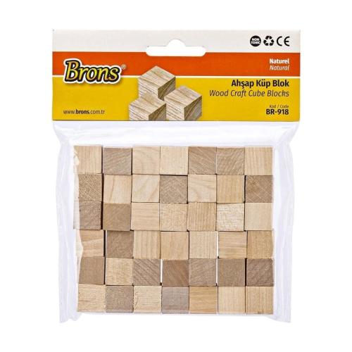 Brons Ahşap Küp Blok Br-918