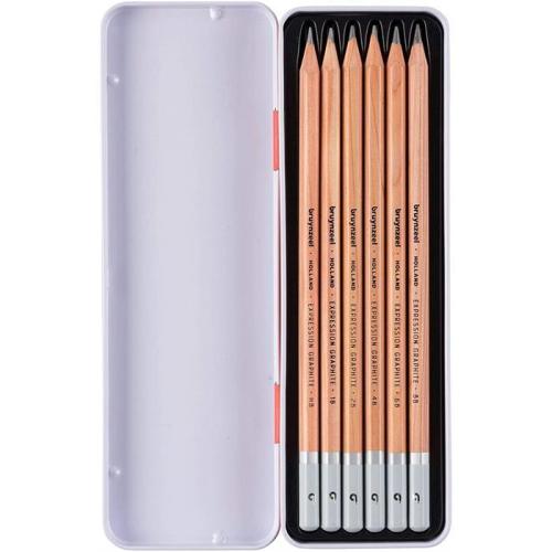 Bruynzeel Graphite Pencils Set 6'lı Dereceli Kalem Seti
