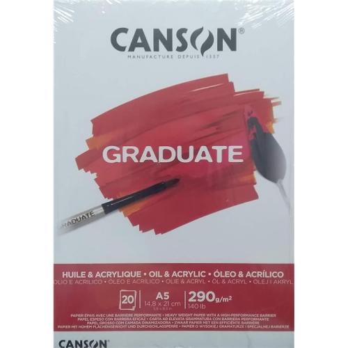 CANSON GRADUATE 20S A5 290G Yağlıboya Ve Akrilik Defteri