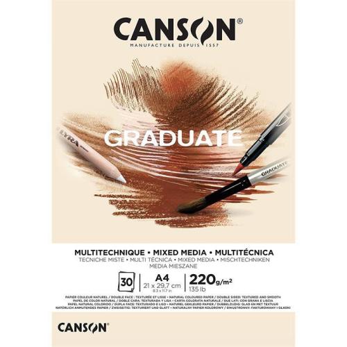 CANSON GRADUATE 30S A4 220G Eskiz Defteri