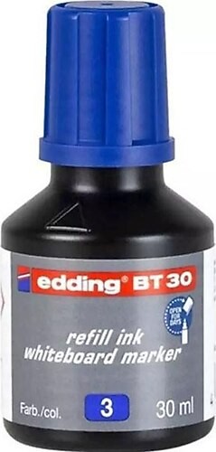 Edding Beyaz Tahta Mürekkebi 30ml 2li Mavi KAMPANYA