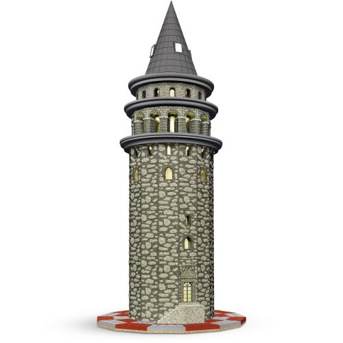 Eshel Mini Tuğla Maketi GALATA KULESİ 1/150