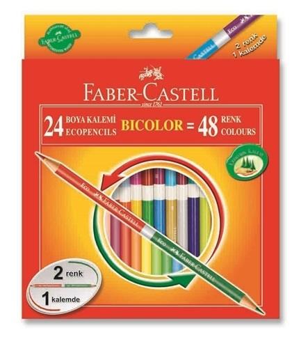 Faber-Castell Bicolor Boya Kalemi, 48 Renk