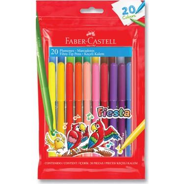 Faber-Castell Fiesta Keçeli Kalem 20'li