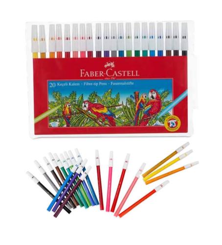 Faber-Castell Keçeli Kalem 20li Yıkanabilir