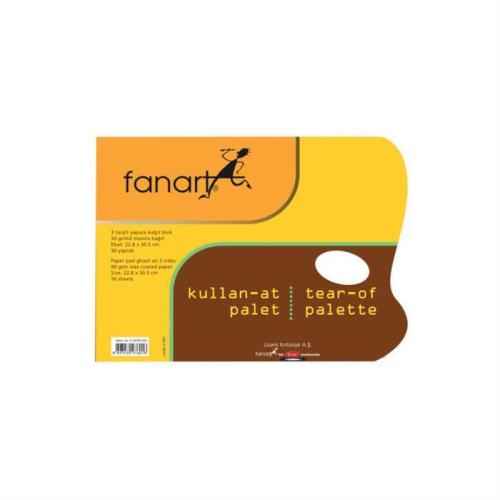 Fanart Academy Kullan-At Kağıt Palet 22,8x30,5cm 36 yaprak