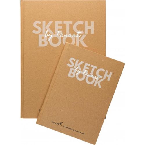 Fanart Academy Sketch Book A5 Kraft 80gr Sert Kapaklı 96yp