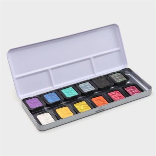 Finetec Yaldız Sulu Boya Set 12li F1200