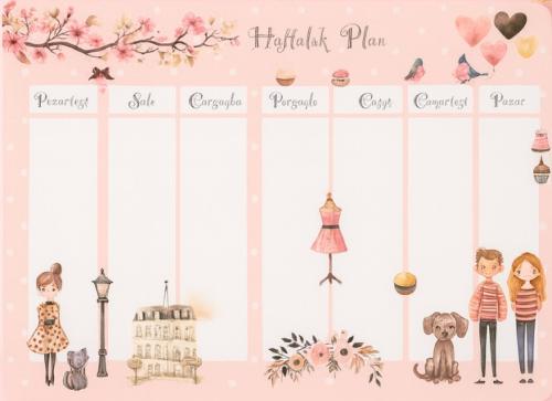 Gıpta Parisplan Haftalık Planlayıcı 17x24 54 YP.