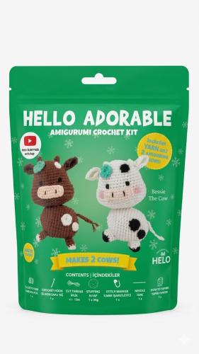 HELLO ADORABLE AMİGURUMİ KİT- BESSIE THE COW