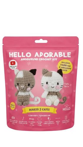 HELLO ADORABLE AMİGURUMİ KİT- CHARLIE THE CAT