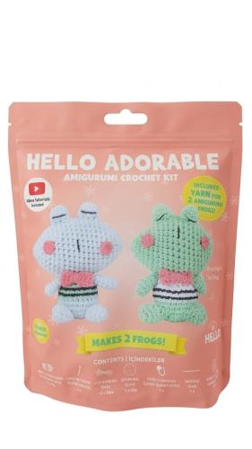 HELLO ADORABLE AMİGURUMİ KİT- FRANCIS THE FROG