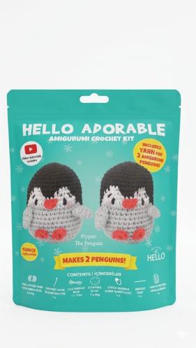 HELLO ADORABLE AMİGURUMİ KİT- PIPPEN THE PENGUIN