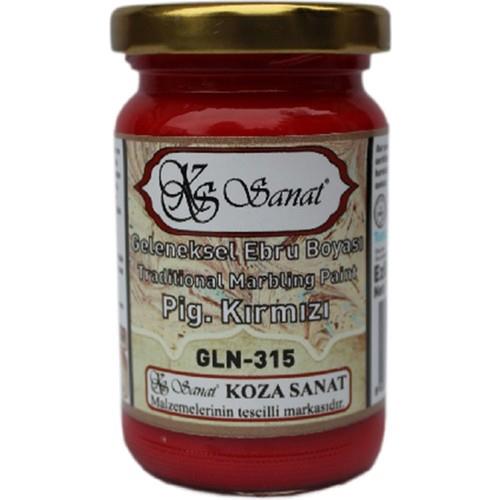 Koza Sanat Ebru Boyası PİGMENT KIRMIZI