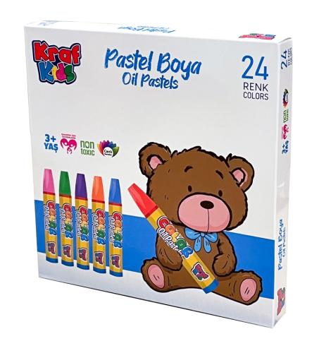 KRAF KIDS PASTEL BOYA 24 LÜ