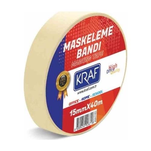 KRAF MASKELEME BANDI 15MMX40M 4015G