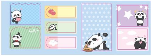 Kraf Yapışkanlı Not Kağıdı Seti Desenli -2215