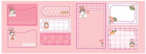 Kraf Yapışkanlı Not Kağıdı Seti Desenli -2215