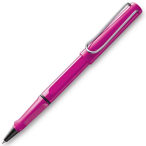 LAMY SAFARI ROLLER KALEM METAL KLIPS PEMBE