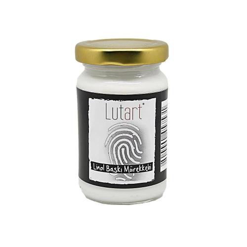 Lutart Linol Baskı Mürekkebi Beyaz 100Ml