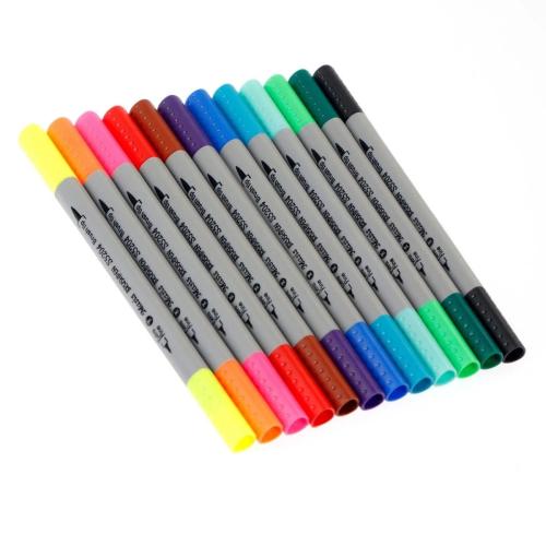 Masis Brushpen, Fırça Uç, ve Fineliner, 12li