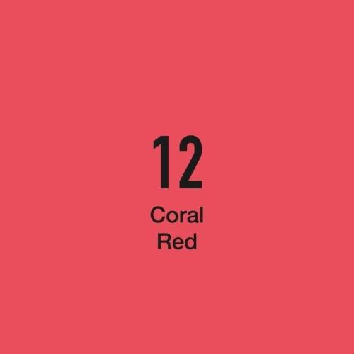Masis Grafik Marker 12 Coral Red