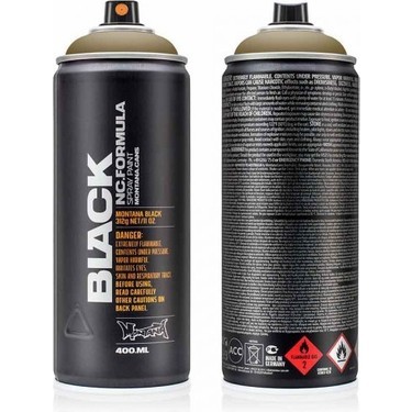 Montana Black Sprey Boya 400ml Bombay BLK1140