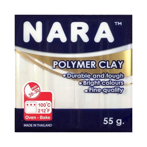 NARA POLYMER CLAY 55gr.WHITE Beyaz