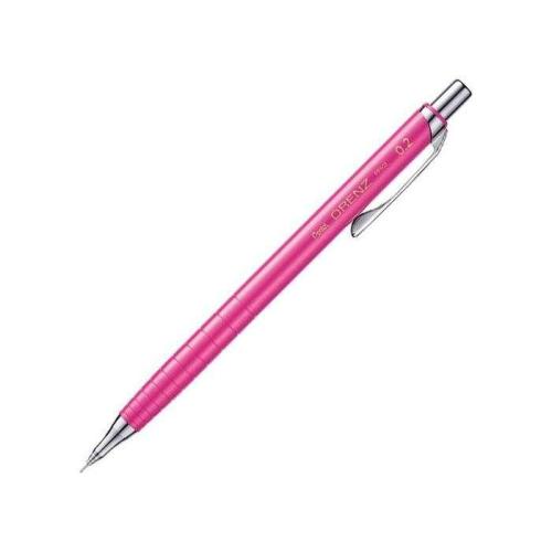 Pentel 0.2 mm - Uç Korumalı ORENZ Teknik Çizim ve Yazı Versatil PEMBE