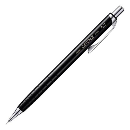 Pentel 0.2 mm - Uç Korumalı ORENZ Teknik Çizim ve Yazı Versatil SİYAH