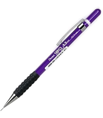 Pentel 0.7 mm -120 A3DX Genel Kullanım İçin, Tutaçlı Versatil Mor