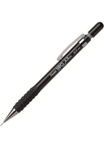 Pentel 0.7 mm -120 A3DX Genel Kullanım İçin, Tutaçlı Versatil Siyah