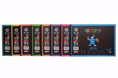 RESİMİNO 25*35 ÇOK AMAÇLI RESİM DEFTERİ