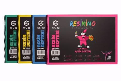 RESİMİNO 35*50 ÇOK AMAÇLI RESİM DEFTERİ