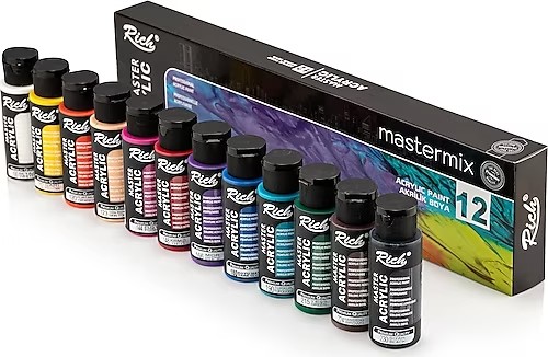 Rich Akrilik Boya Master Mix 60 cc 12 Renk