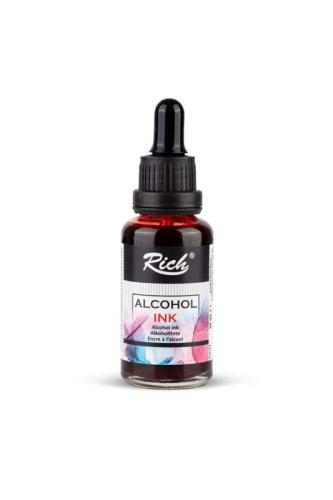 Rich ALCOHOL INK Alkol Bazlı Mürekkep 30 ML BORDO