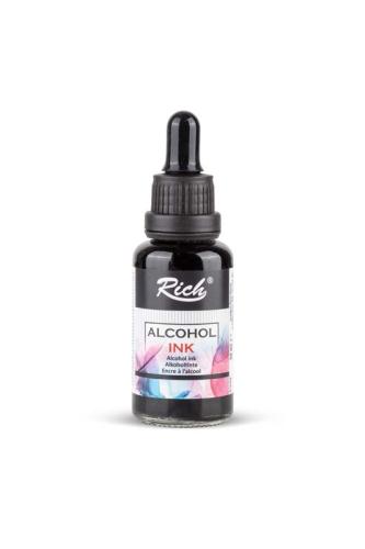 Rich ALCOHOL INK Alkol Bazlı Mürekkep 30 ML SİYAH