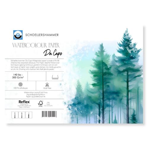 Schoellershammer Da Capo Postcard 300gr A6 10yp Suluboya Defteri
