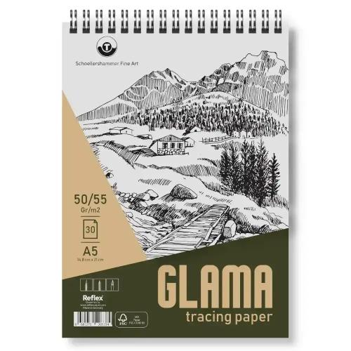 Schoellershammer Glama Tracing Paper Pad Aydınger Eskiz Defteri 55gr A5 30yp