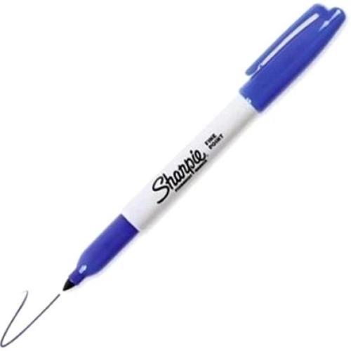Sharpie Fine Permanent markör -Mavi