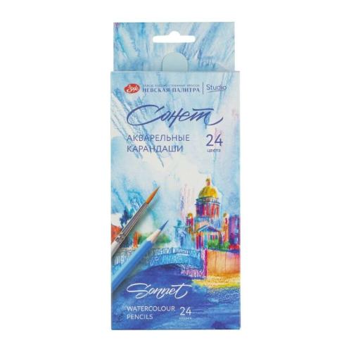 St.Petersburg Sonnet Aquarell Kalem Seti 24lü