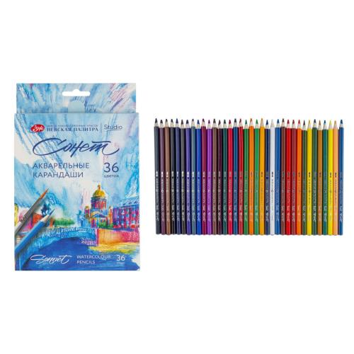 St.Petersburg Sonnet Aquarell Kalem Seti 36Lı