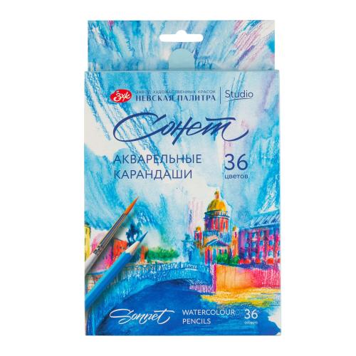 St.Petersburg Sonnet Aquarell Kalem Seti 36Lı