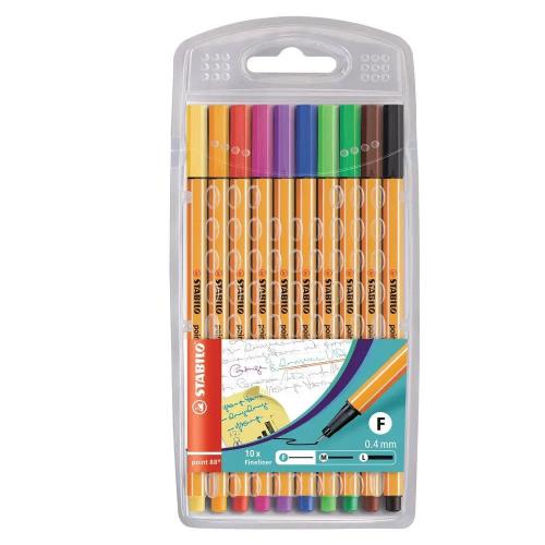 STABILO point 88 10 Renk Askılı Paket