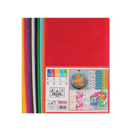 Südor Keçe 20x30 cm 10 Renk 180 g