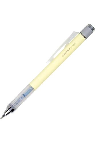 Tombow MONO graph Pastel Mekanik Kurşun Kalem 0,7mm Krem Sarı