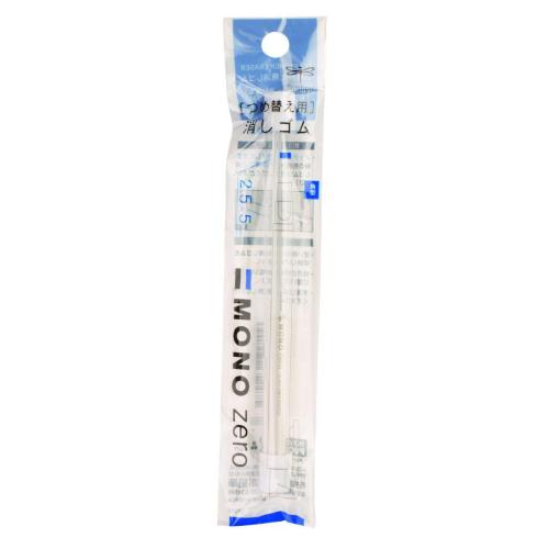 Tombow MONO Zero Yassı Uç Yedek Silgi Paketli(2ad)